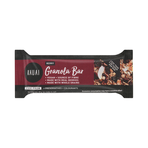 KAUAI BERRY GRANOLA BAR 40GR PnP