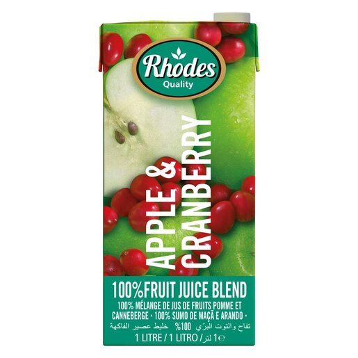 Rhodes Fruit Juice 100% Apple & Cranberry 1l | PnP