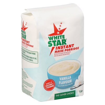 White Star Instant Maize Porridge Vanilla 1kg | Smart Price Specials ...