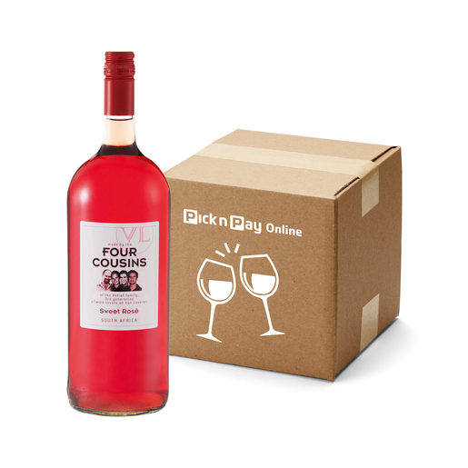 Four Cousins Sweet Rose 1.5l x 6 PnP