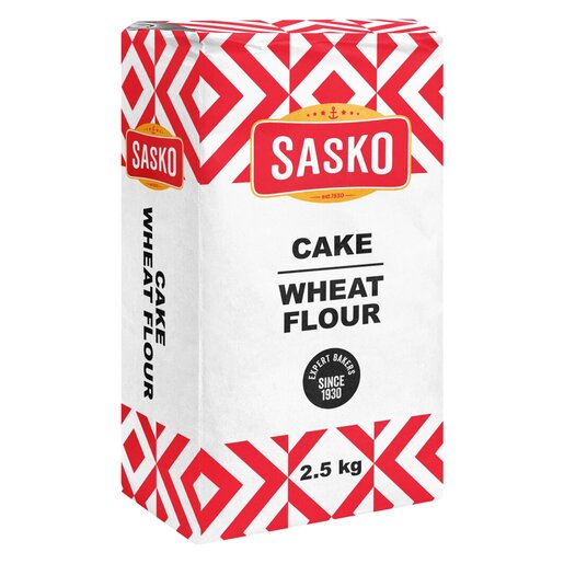 Sasko Cake Wheat Flour 2.5kg PnP
