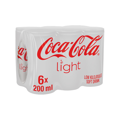 Coca-Cola Light Can 200ml x 6 | PnP