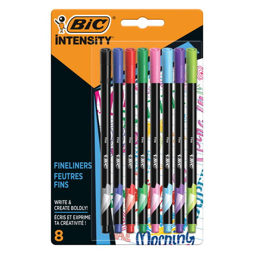 BIC Intensity Fineliners Blister 8 Pack | PnP