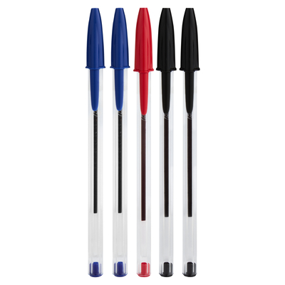 BIC Crystal Medium 3 + 2 Assorted Pens | Smart Price Specials