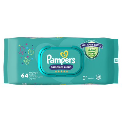Pampers Complete Clean Wet Wipes 64 Baby Wipes