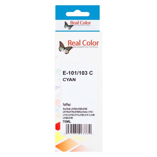 Real Colour Epson 101 EcoTank Cyan Ink 70ml | PnP