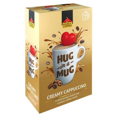 Hug in a Mug Creamy Cappuccino 8 x 24g | PnP