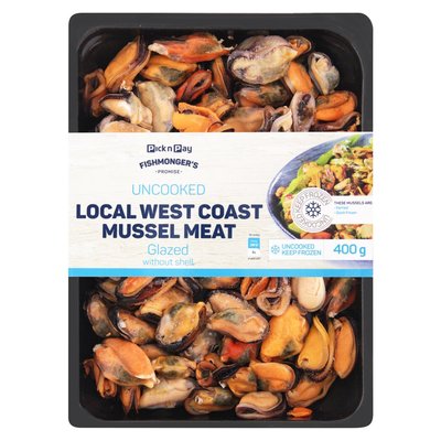 PnP Fishmonger's West Coast Mussel Meat 400g