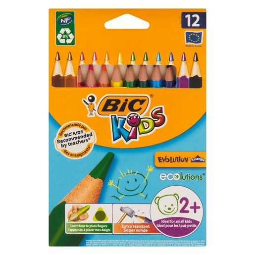 BIC Triangle Colour Pencils 12 Pack Smart Price Specials PnP Home