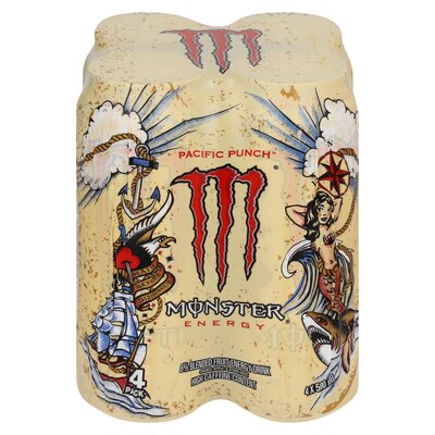 Monster Energy Drink Pacific Punch 4 x 500ml | PnP