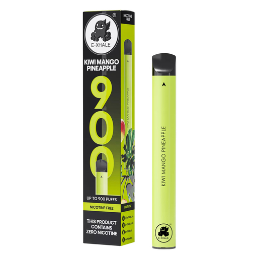 E-Xhale Kiwi Mango Pineapple 0% Nicotine Salt 900 Puff Disposable Vape | PnP