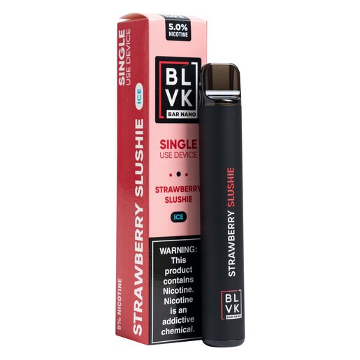 BLVK Strawberry Slushie Ice 5% Disposable Vape 600 Puffs | PnP