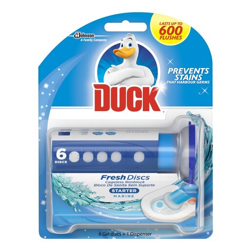 Duck Fresh Discs Toilet Bowl Cleaner Marine 6's PnP