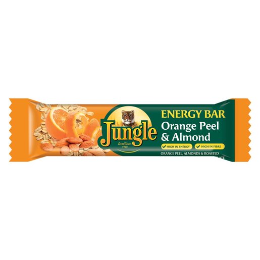 Jungle Energy Bar Orange Peel & Almond 40g PnP