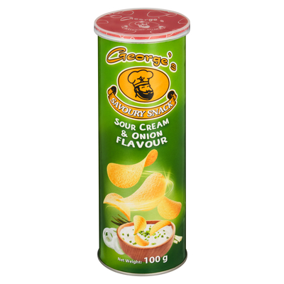 George's Sour Cream & Onion Flavour Savoury Snack 100g | PnP