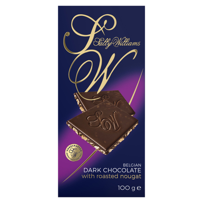 Sally Williams Zesty Orange Flavoured Belgian Dark Chocolate with