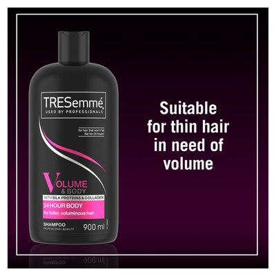 Tresemmé Volume & Body Hair Volumising Shampoo for Thin Hair 900ml