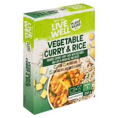 PnP Live Well Vegetable Curry & Rice 350g | PnP