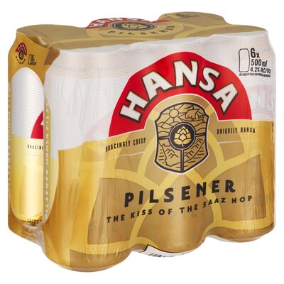 Hansa Pilsener Can 500ml x 6 | PnP