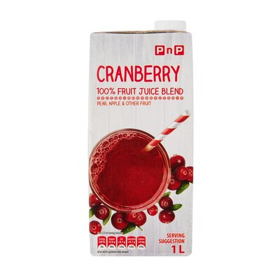 PnP 100% Long Life Juice Cranberry 1l | PnP