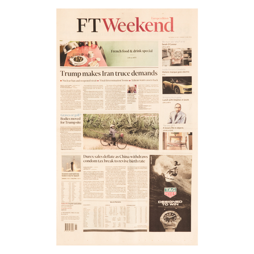 Financial Times Weekend Newspaper | PnP