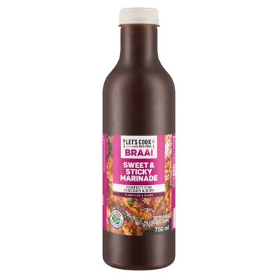 PnP Let's Cook Braai Sweet & Sticky Marinade 750ml