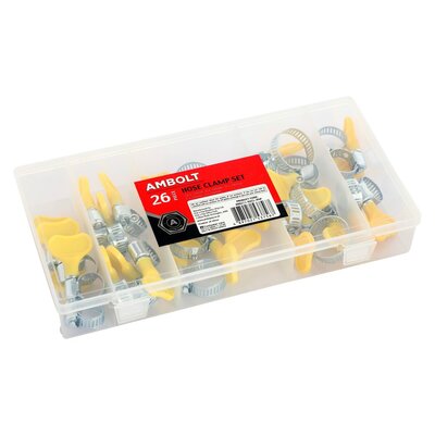 Ambolt Hose Clamp Set 26 Piece