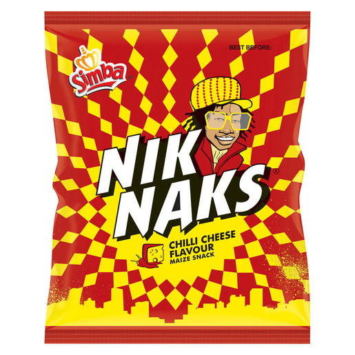 Simba Niknaks Snack Chilli Cheese 55g x 384 | PnP