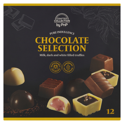 Crafted Collection Milk, Dark & White Filled Truffles 120g | PnP