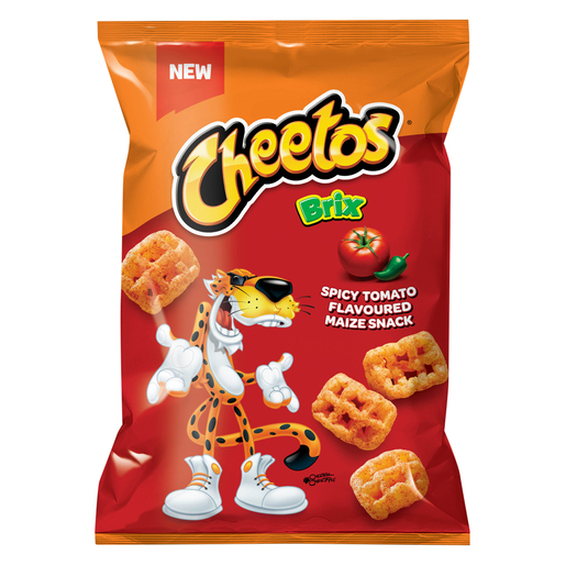 Cheetos Brix Spicy Tomato Flavoured Maize Snack 100g | PnP