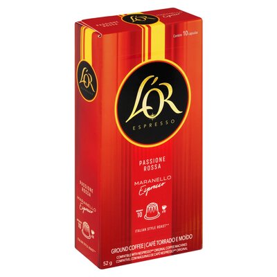 L'OR Passione Rossa Maranello Espresso Coffee Capsules 10 Pack | PnP