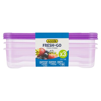 Addis Fresh & Go Food Storer Containers 3 x 1.6L | PnP