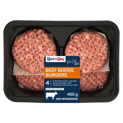 PnP Boerie Burger 400g