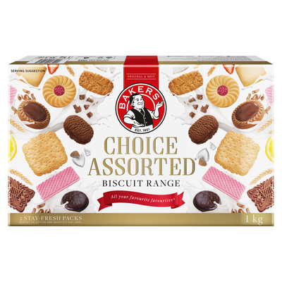 Bakers Choice Assorted Biscuits 1kg
