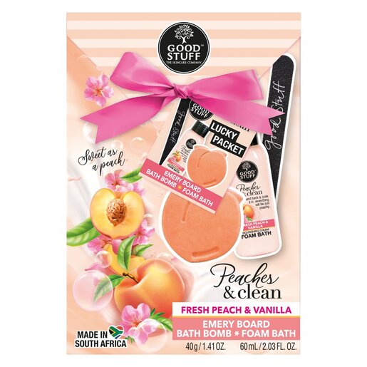 Good Stuff Peach & Clean Lucky Packet Gift Set 3 Pack | PnP