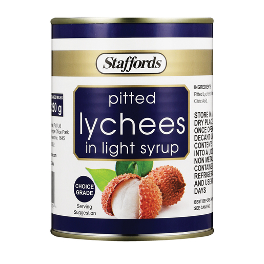 Staffords Lycheese In Light Syrup 567g | PnP