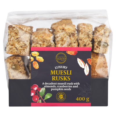 Crafted Collection Luxury Muesli Rusk 400g | PnP