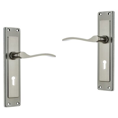 Fort Knox 3-Lever No.8 Lady Satin Black Nickle Lockset | Smart