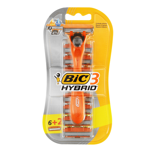 Bic Disposable Razors 6 + 2 Free 8ea | PnP