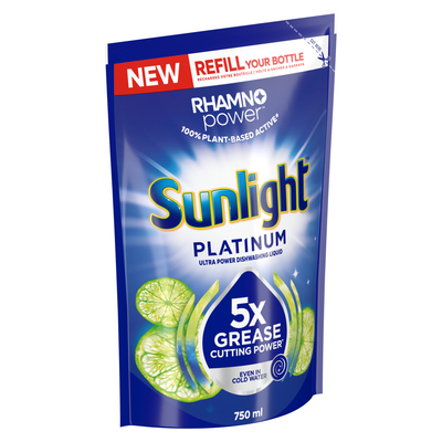 Sunlight Platinum Ultra Power Dishwashing Liquid 750ml | PnP