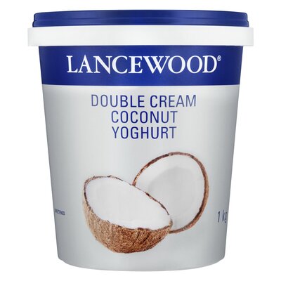 Lancewood Double Cream Coconut Yoghurt 1kg