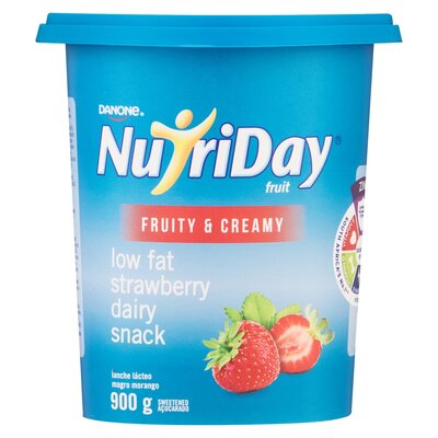 Danone Nutriday Full Cream Strawberry Yoghurt 900g