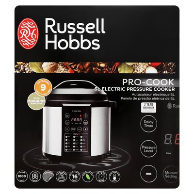 RUSSELL HOBBS Electric Pressure Cooker 6L Smart Price Specials