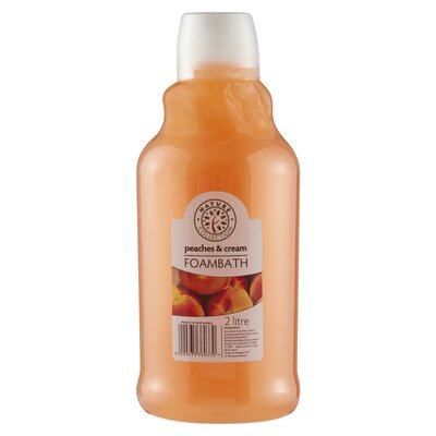 Nature Collectn Bath Foam Peaches & Cream 2L