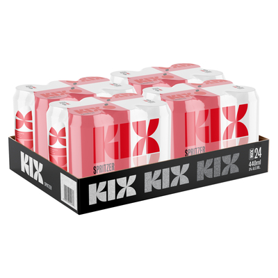 Kix Raspberry Peach Flavour Can 24 x 440ml | PnP