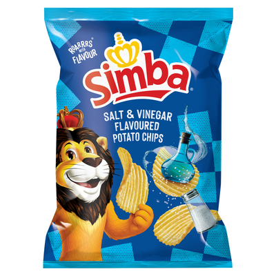 Simba Potato Chips Salt & Vinegar 120g