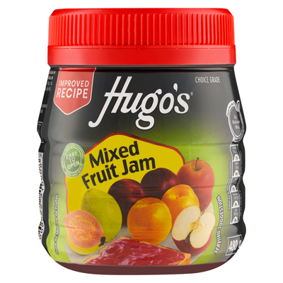 Hugo's Mixed Fruit Jam 480g
