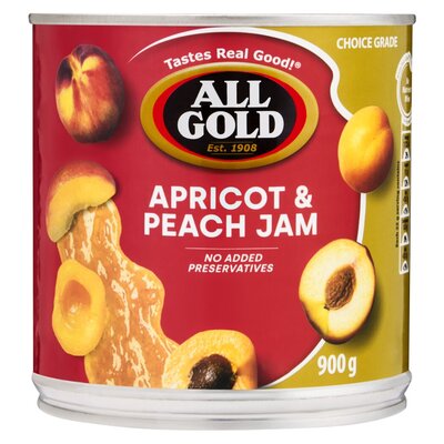 All Gold Apricot & Peach Jam 900g