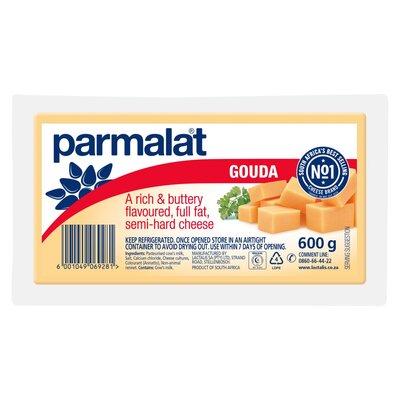 Parmalat Full Fat Gouda Cheese 600g