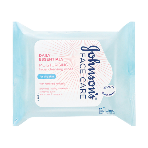 Johnson's Face Wipes Dry 25 PnP